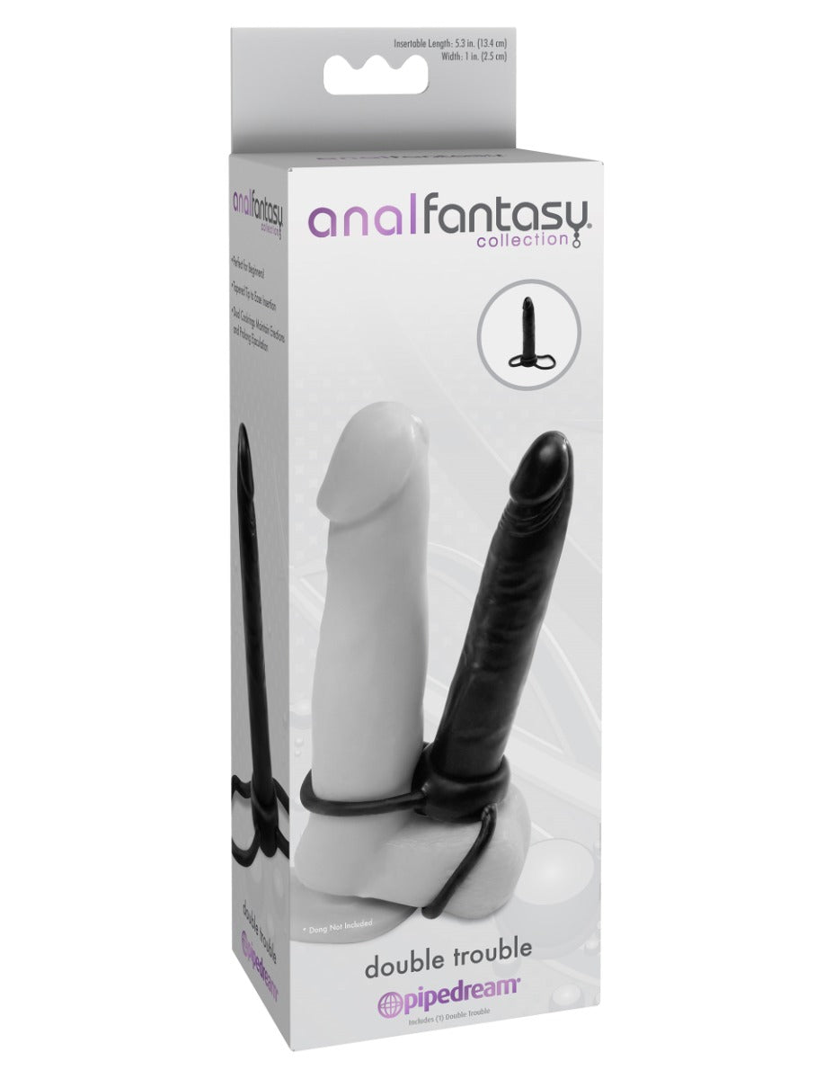 Pipedream - Anal Fantasy Collection - Double Trouble - Black