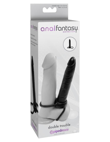 Pipedream - Anal Fantasy Collection - Double Trouble - Black