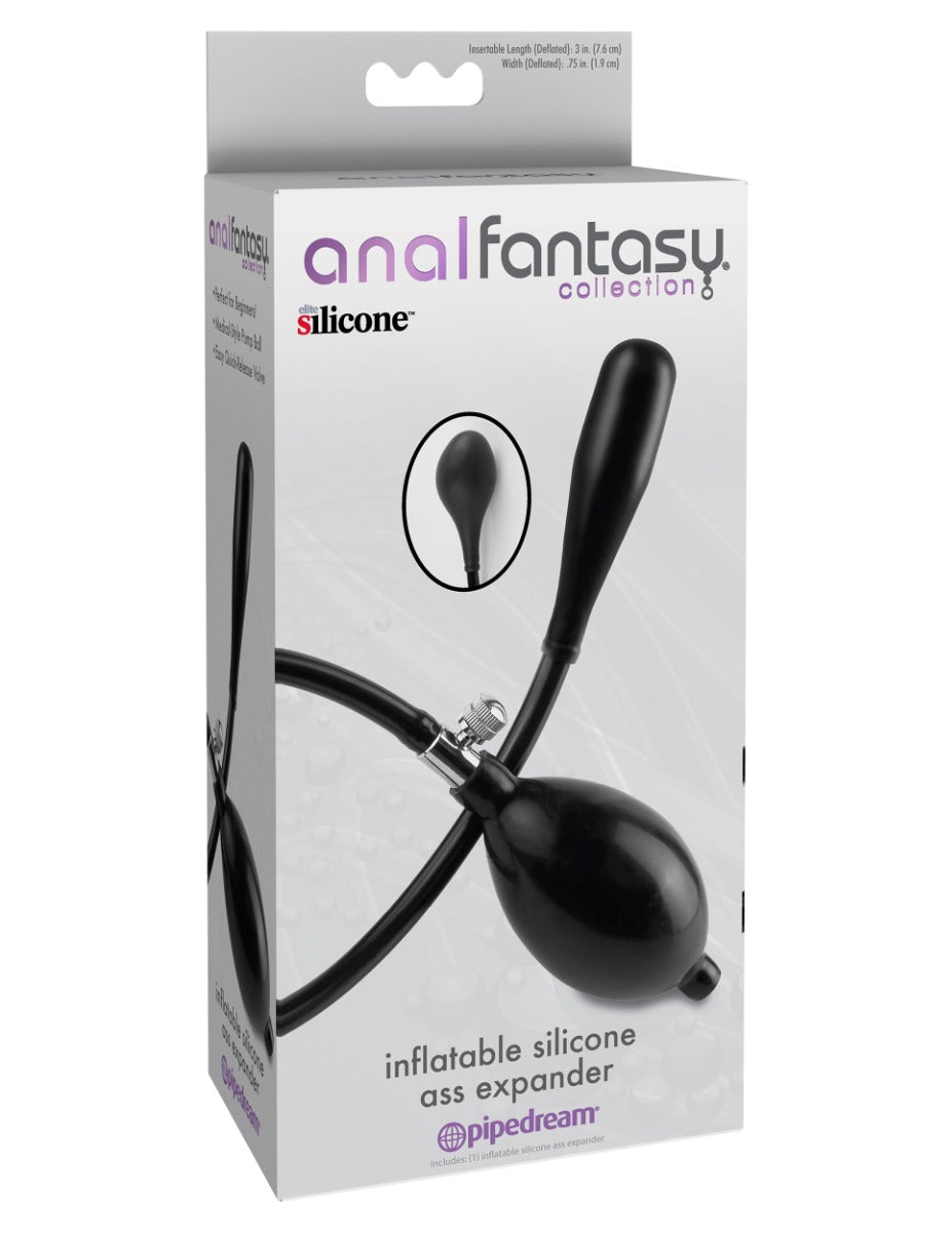 Pipedream - Anal Fantasy Collection - Inflatable Silicone Ass Expander - Black