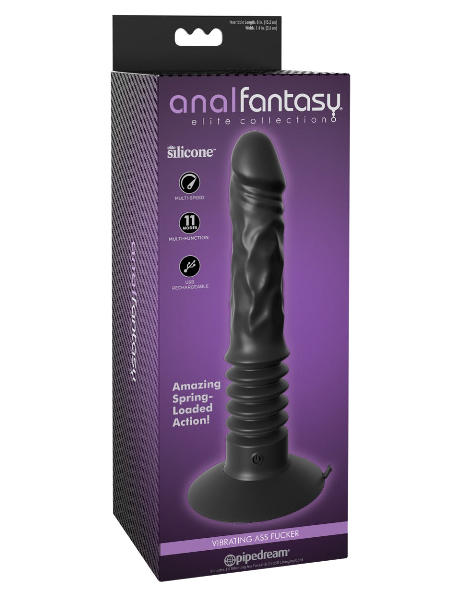 Pipedream - Anal Fantasy Elite - Vibrating Ass Fucker - Black