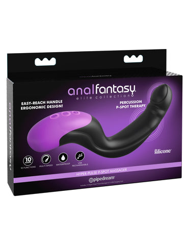 Pipedream - Anal Fantasy Elite - Hyper-Pulse P-Spot Massager - Black/ Purple