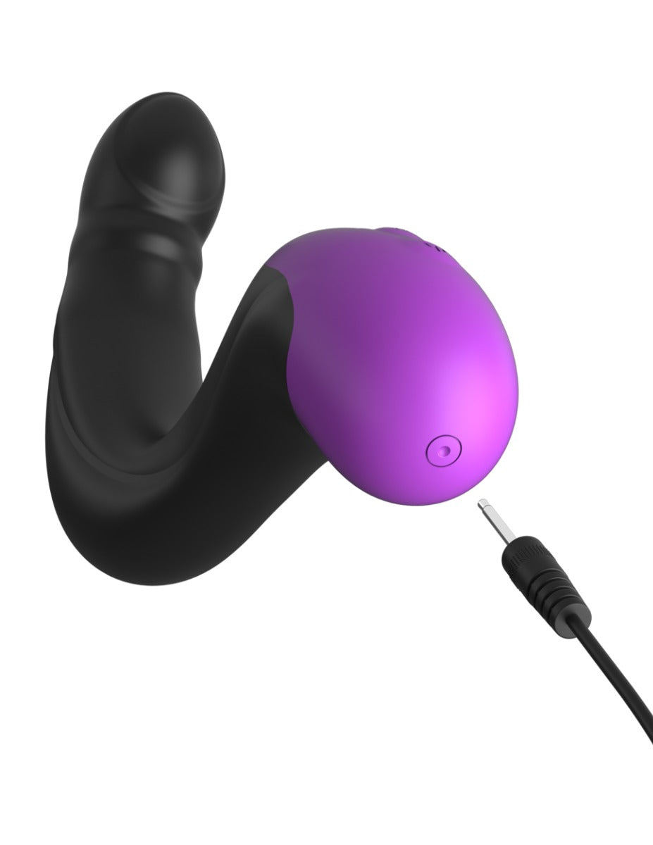 Pipedream - Anal Fantasy Elite - Hyper-Pulse P-Spot Massager - Black/ Purple - Image 4