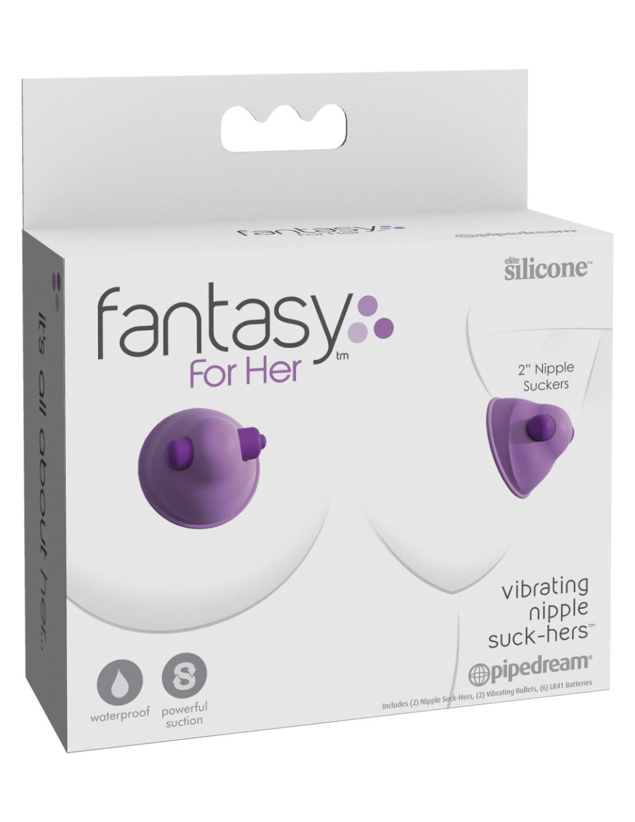 Pipedream - Fantasy For Her - Vibrating Nipple Suck-Hers - Purple