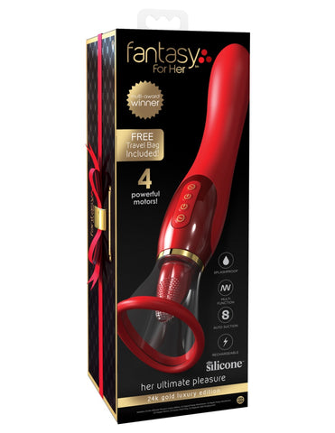 Pipedream - Fantasy For Her - Her Ultimate Pleasure Holiday Version - Red