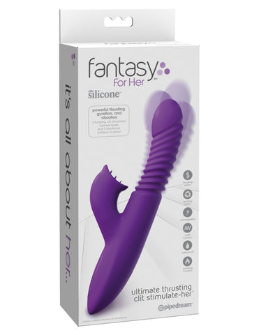 Pipedream - Fantasy For Her - Ultimate Thrusting Clit Stimulate-Her - Purple