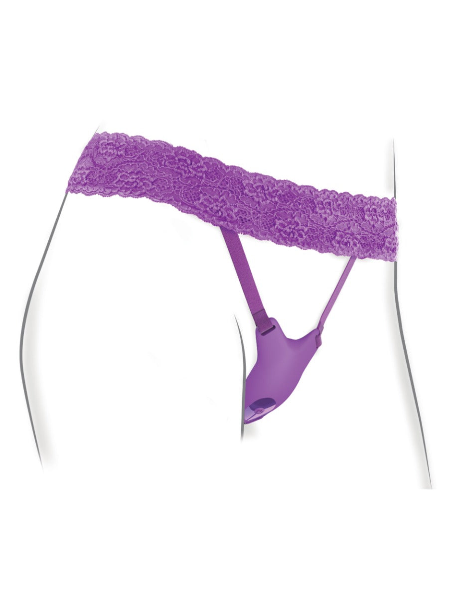 Pipedream - Fantasy For Her - Ultimate G-Spot Butterfly Strap-On - Purple - Image 3