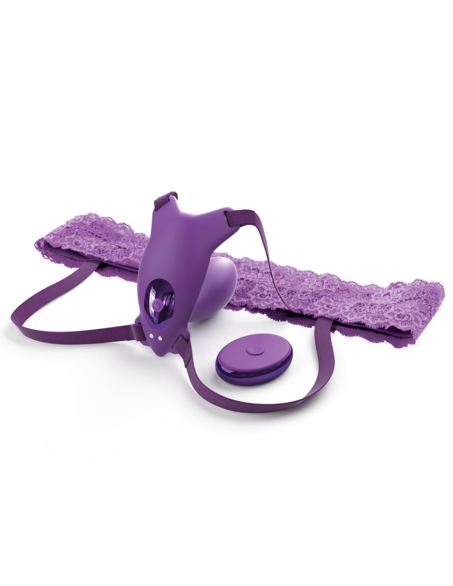 Pipedream - Fantasy For Her - Ultimate G-Spot Butterfly Strap-On - Purple - Image 4
