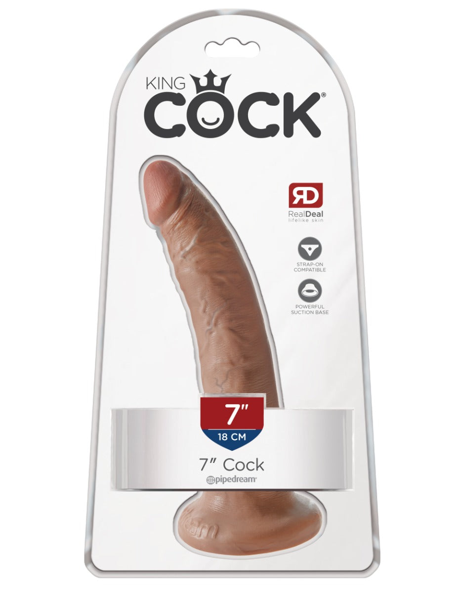 Pipedream - King Cock - 7" Cock - Tan