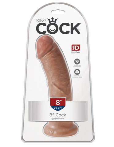 Pipedream - King Cock - 8" Cock - Tan