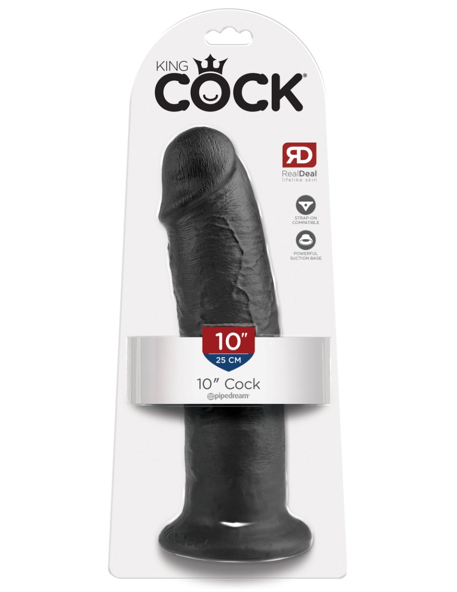Pipedream - King Cock - 10" Cock - Black