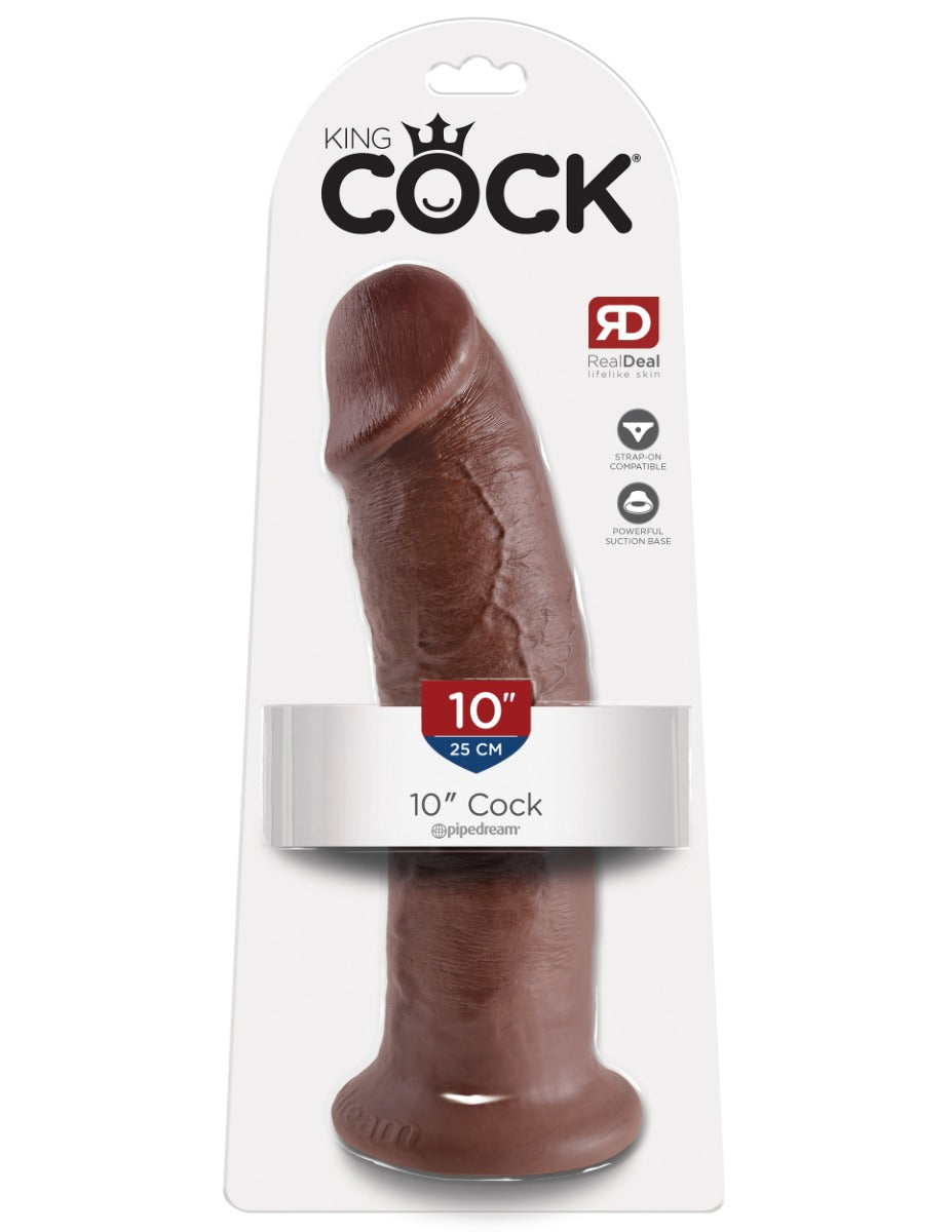Pipedream - King Cock - 10" Cock - Brown