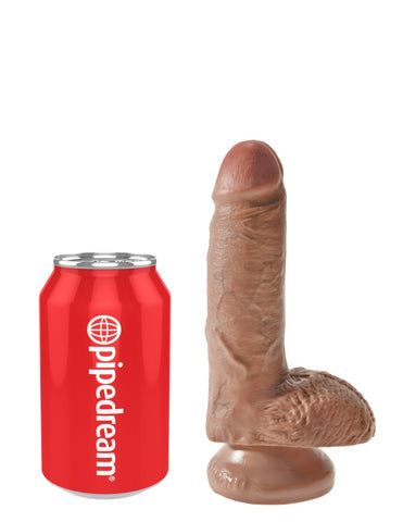 Pipedream - King Cock - 7" Cock with Balls - Tan - Image 2