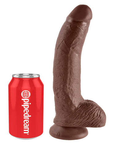 Pipedream - King Cock - 9" Cock with Balls - Brown - Image 3
