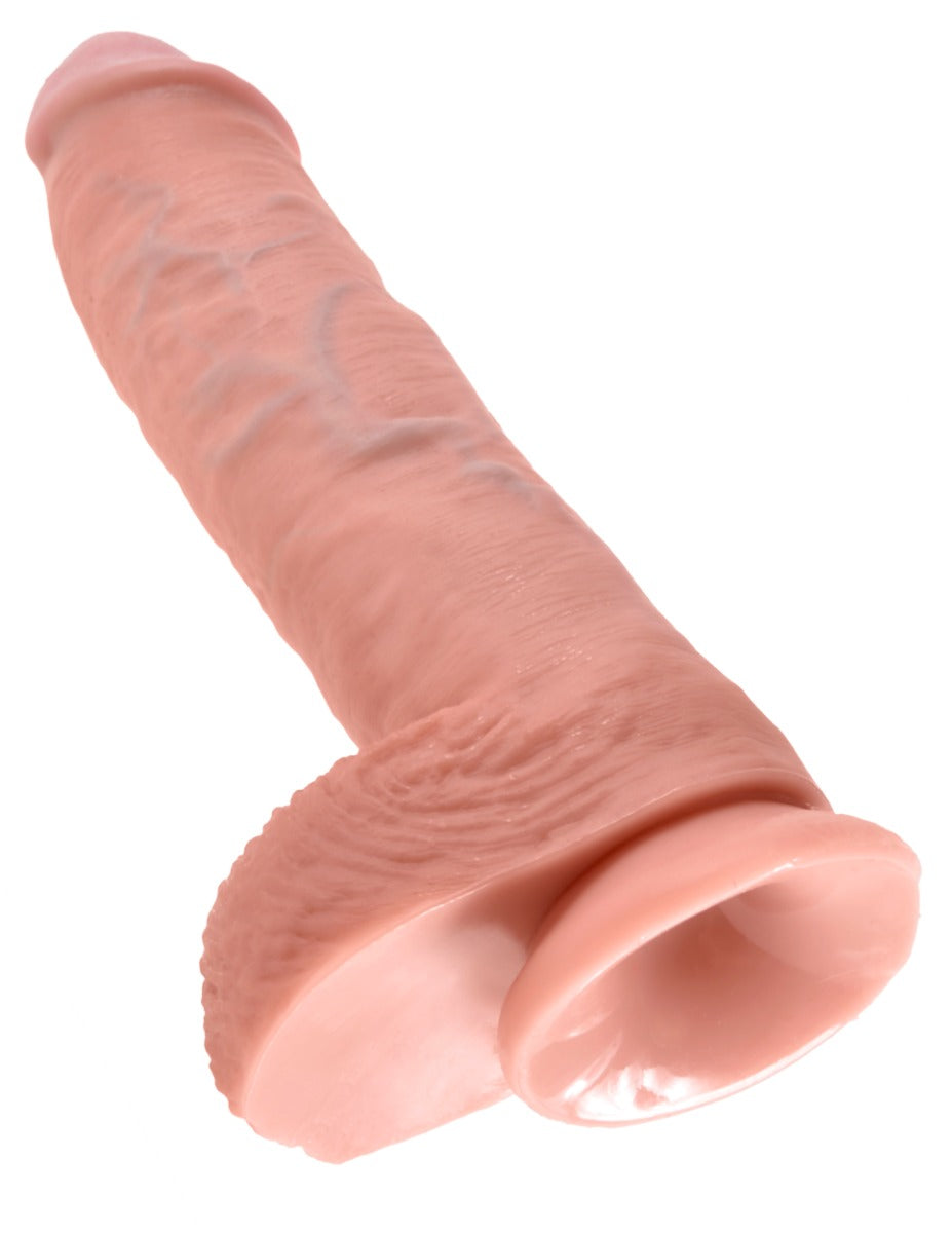 Pipedream - King Cock - 10" Cock with Balls - Light - Image 4