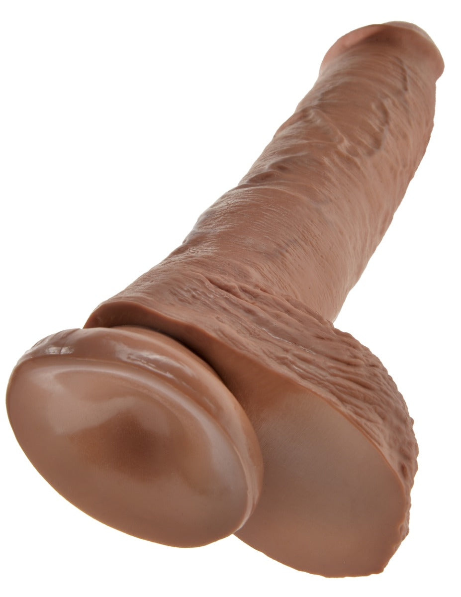 Pipedream - King Cock - 10" Cock with Balls - Tan - Image 4