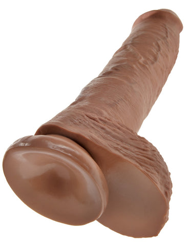 Pipedream - King Cock - 10" Cock with Balls - Tan - Image 4