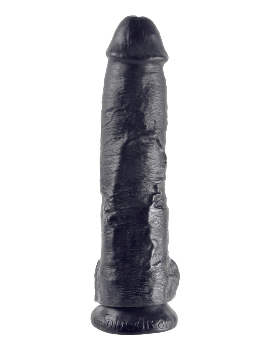 Pipedream - King Cock - 10" Cock with Balls - Black - Image 2