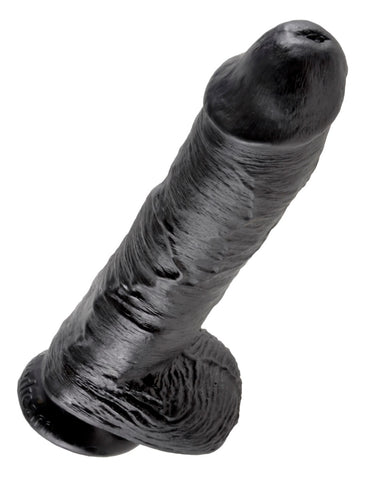 Pipedream - King Cock - 10" Cock with Balls - Black - Image 4