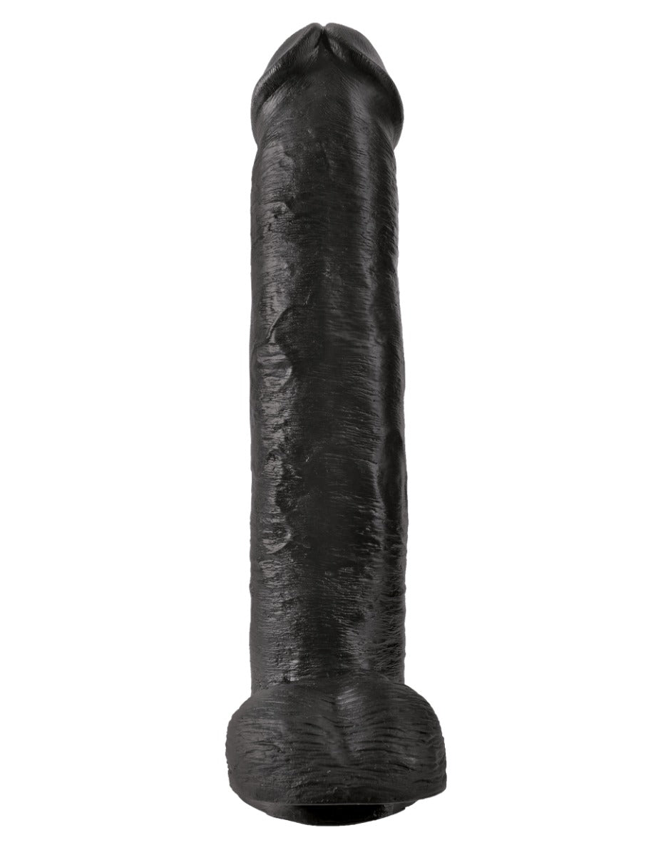 Pipedream - King Cock - 15" Cock with Balls - Black - Image 3