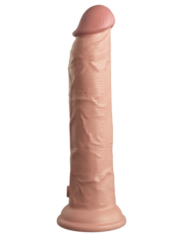 Pipedream - King Cock Elite - 9" Dual Density Vibrating Silicone Cock with Remote - Light - Image 3