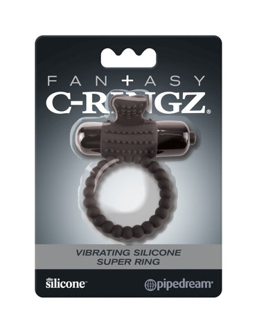 Pipedream - Fantasy C-Ringz - Vibrating Silicone Super Ring - Black