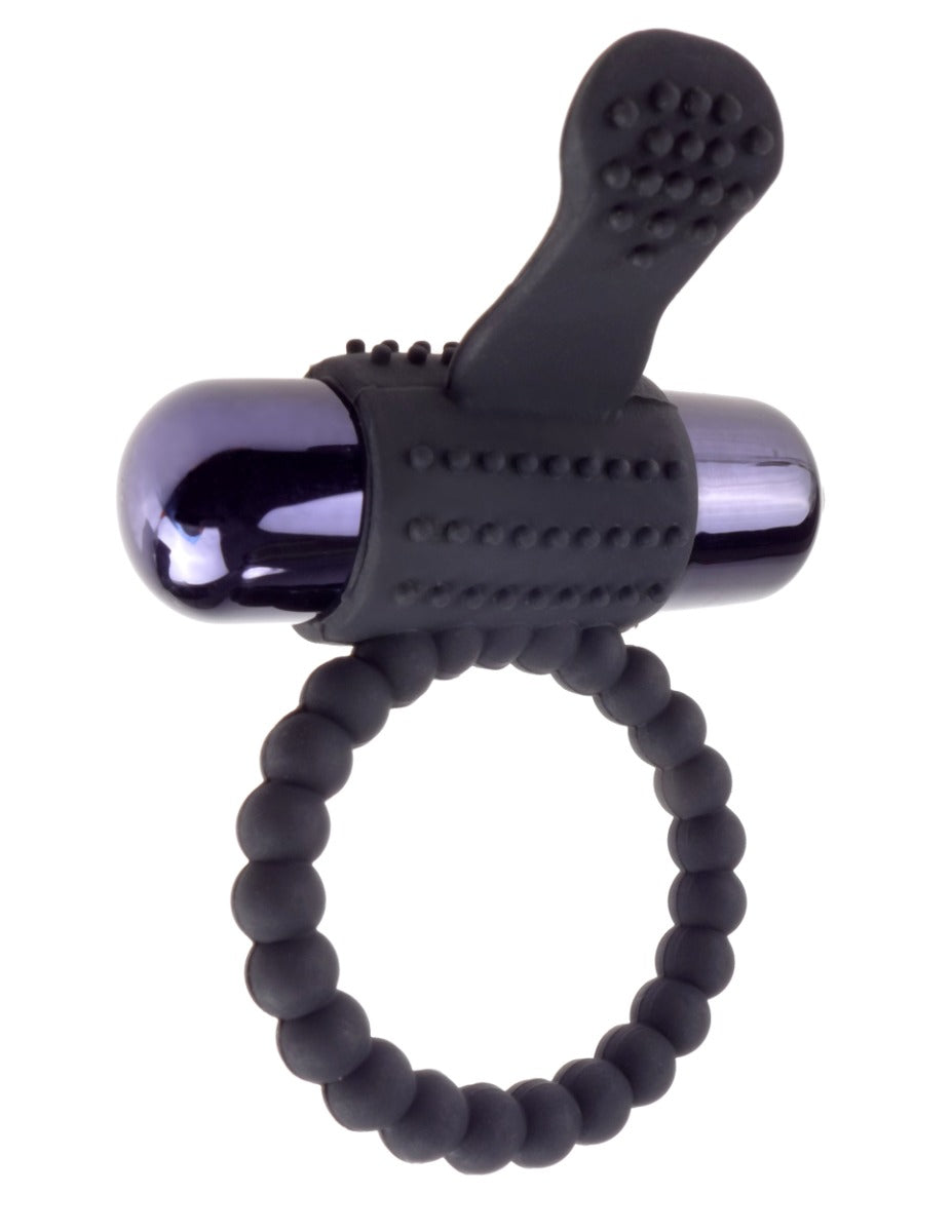 Pipedream - Fantasy C-Ringz - Vibrating Silicone Super Ring - Black - Image 2