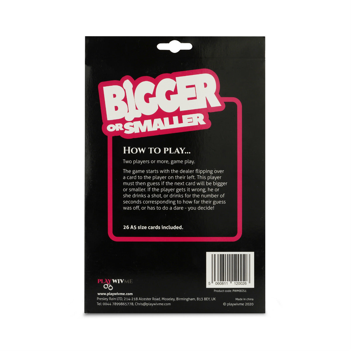 Play Wiv Me - Bigger or Smaller Card Game - Image 3
