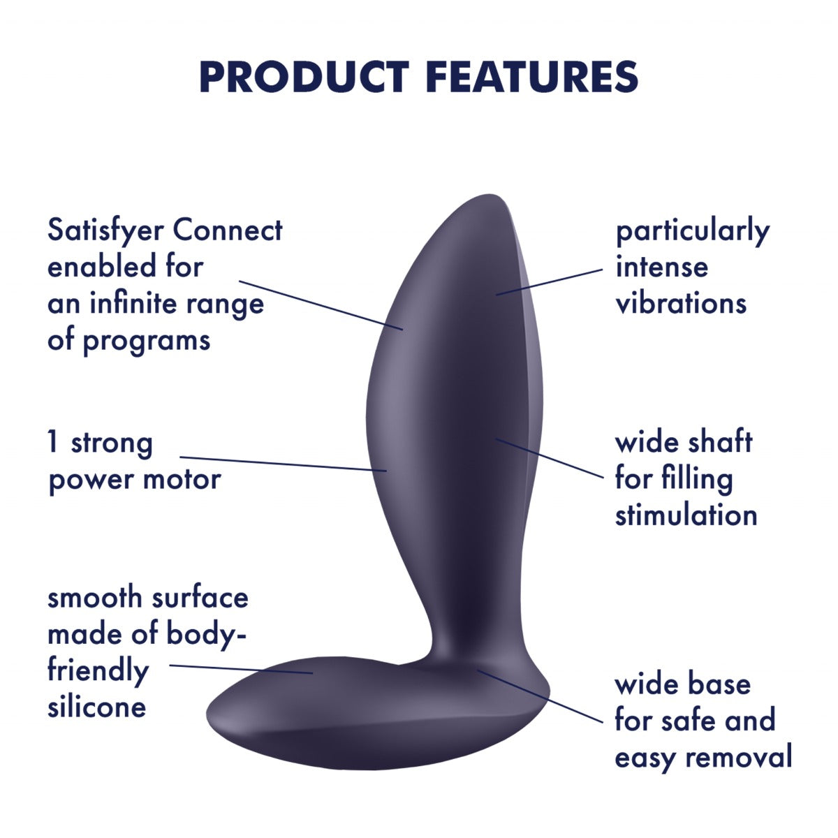 Satisfyer Power Plug - Plum - Image 3