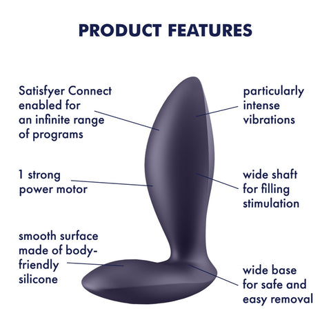 Satisfyer Power Plug - Plum - Image 3