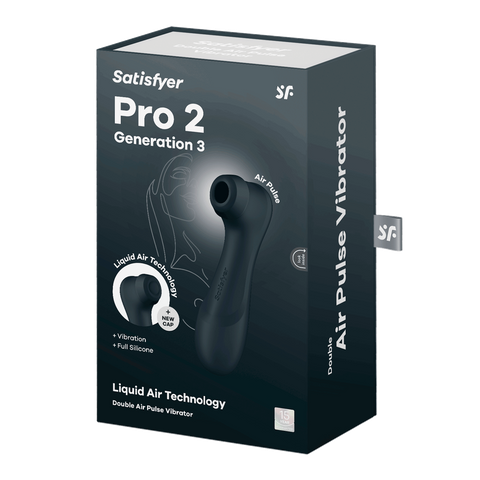 Satisfyer Pro 2 – Generation 3 With Liquid Air Technology Black - Image 2