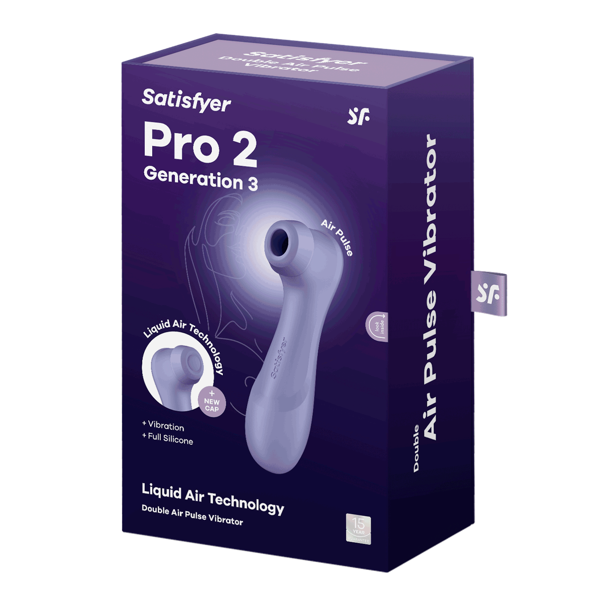 Satisfyer Pro 2 – Generation 3 With Liquid Air Technology Lilac - Image 2