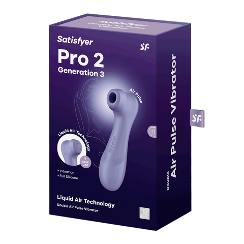 Satisfyer Pro 2 – Generation 3 With Liquid Air Technology Lilac - Image 2