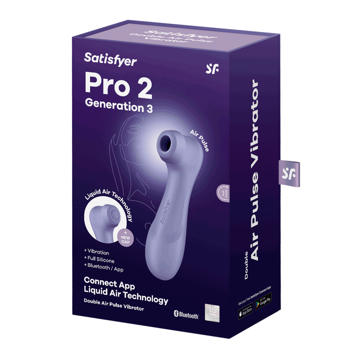 Satisfyer Pro 2 – Generation 3 With Liquid Air Technology – App Enabled Lilac - Image 2