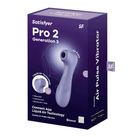 Satisfyer Pro 2 – Generation 3 With Liquid Air Technology – App Enabled Lilac - Image 2