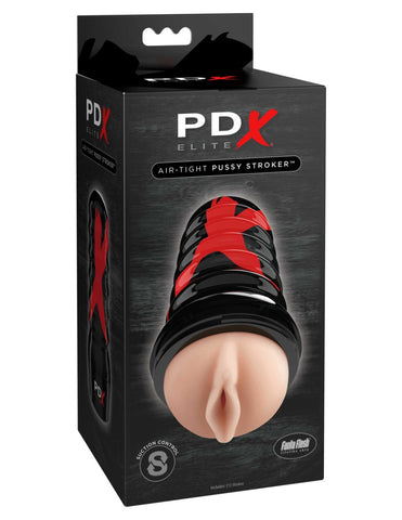 Pipedream - PDX Elite - Air Tight Pussy Stroker - Light/Black
