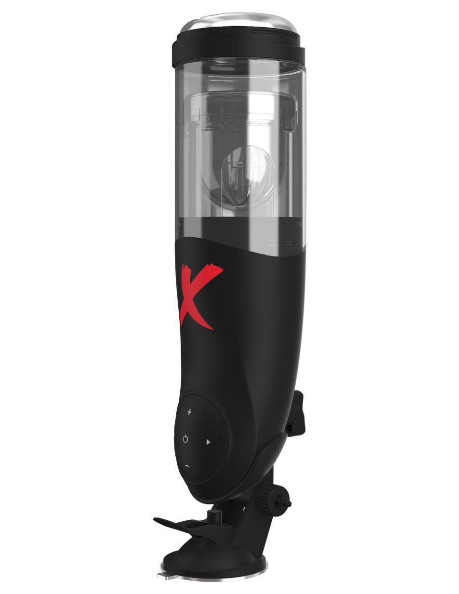 Pipedream - PDX Elite - Deluxe Mega-Bator - Clear/Black - Image 3