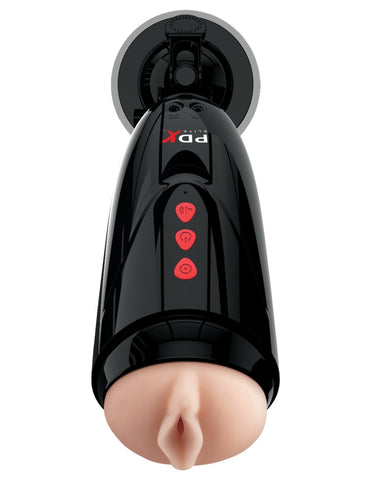 Pipedream - PDX Elite - Dirty Talk Starter Stroker - Light/Black - Image 2