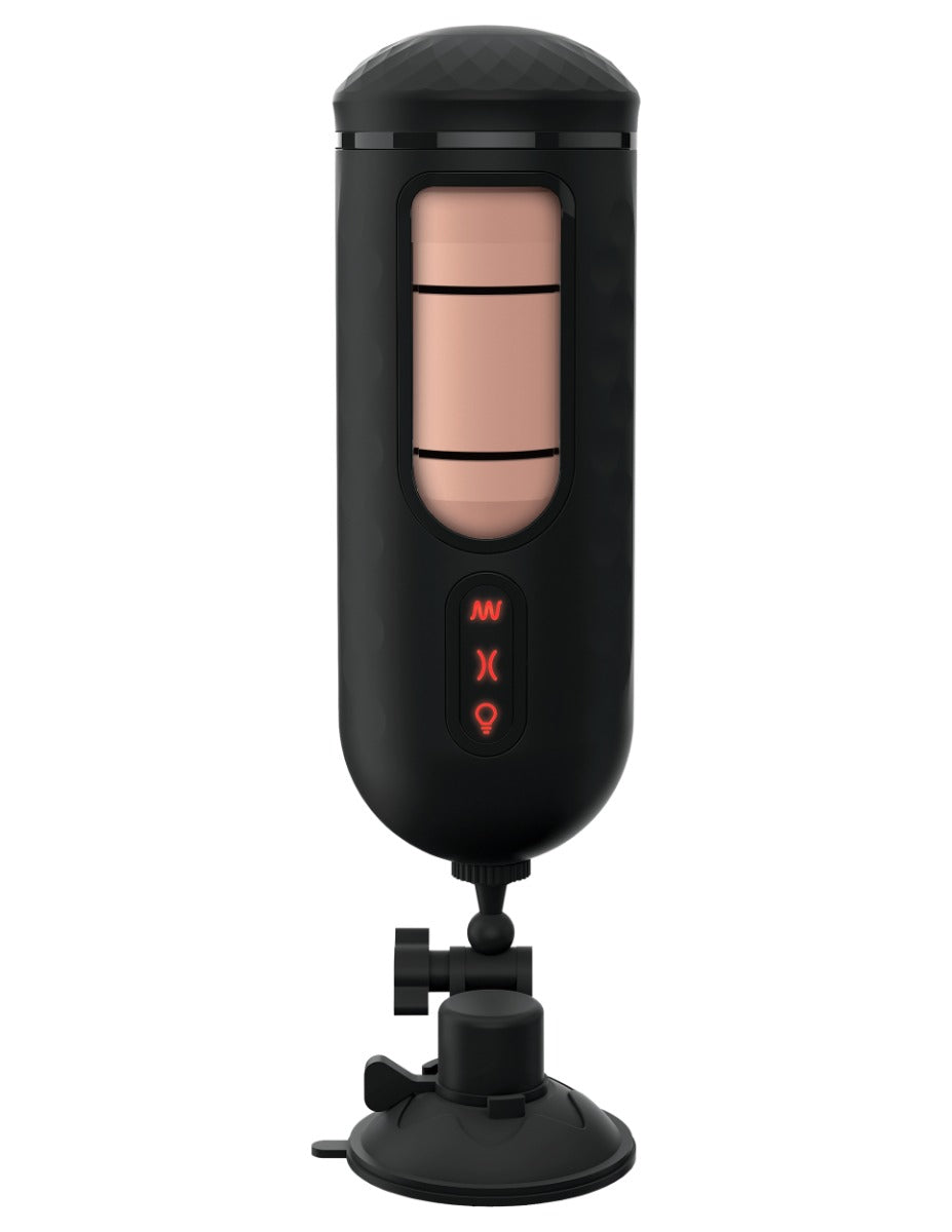 Pipedream - PDX Elite - Vibrating Mega Milker - Light/Black - Image 3