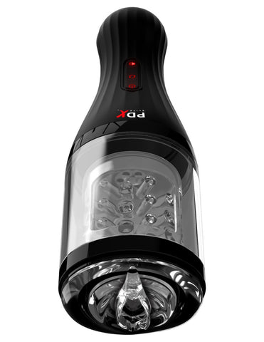 Pipedream - PDX Elite - Talk Dirty Rotobator - Clear/Black - Image 4
