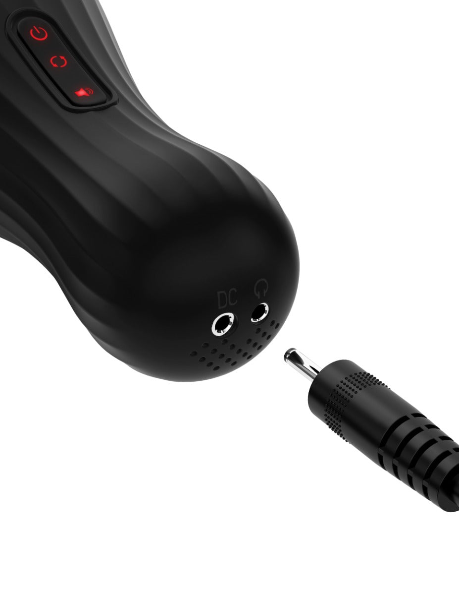 Pipedream - PDX Elite - Talk Dirty Rotobator - Clear/Black - Image 3