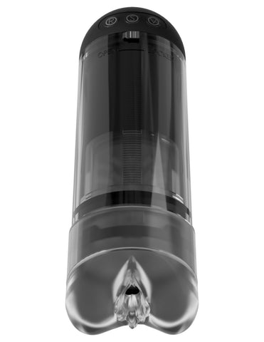 Pipedream - PDX Elite - Extender Pro Vibrating Pump - Clear/Black - Image 4