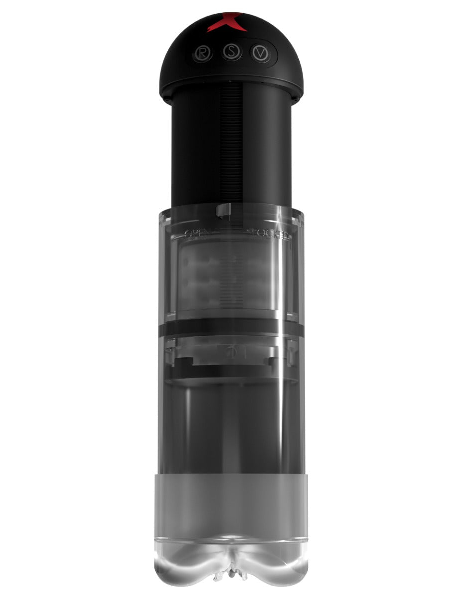 Pipedream - PDX Elite - Extender Pro Vibrating Pump - Clear/Black - Image 2