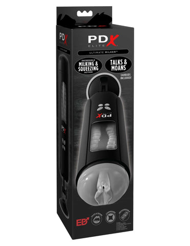 Pipedream - PDX Elite - Ultimate Milker - Clear/Black