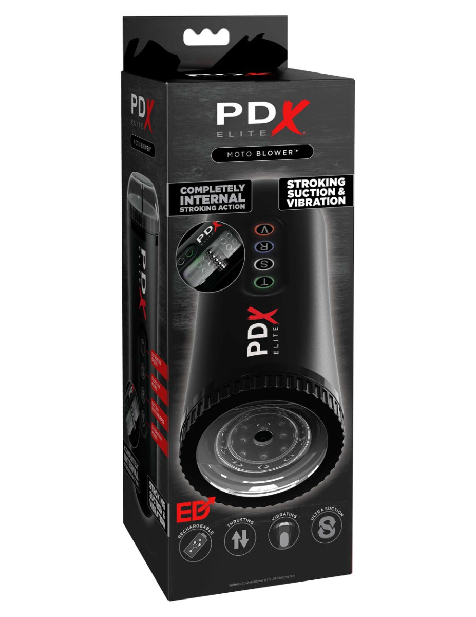 Pipedream - PDX Elite - Moto Blower - Black
