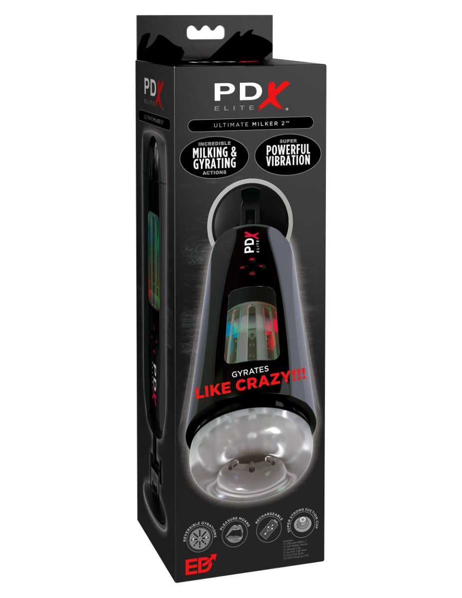 Pipedream - PDX Elite - Ultimate Milker 2 - Black