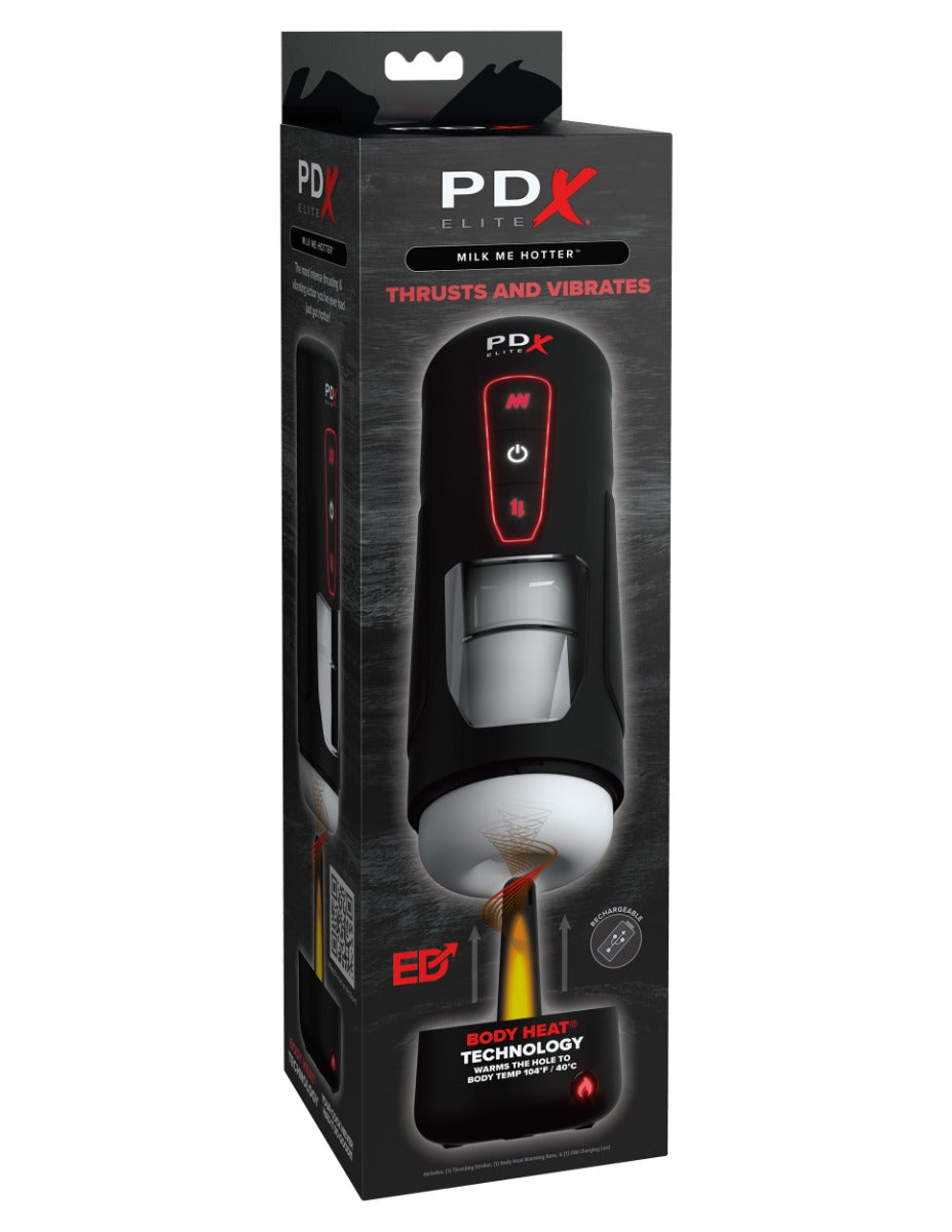 Pipedream - PDX Elite - Milk Me Hotter - Black