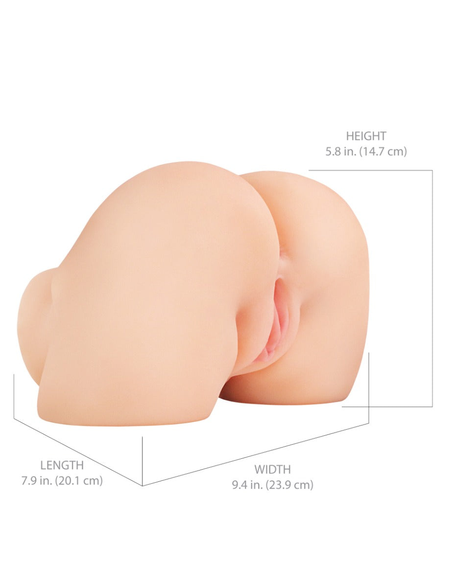 Pipedream - PDX Elite - Shake That Ass Vibrating Mega Masturbator - Light - Image 3