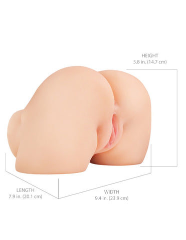 Pipedream - PDX Elite - Shake That Ass Vibrating Mega Masturbator - Light - Image 3