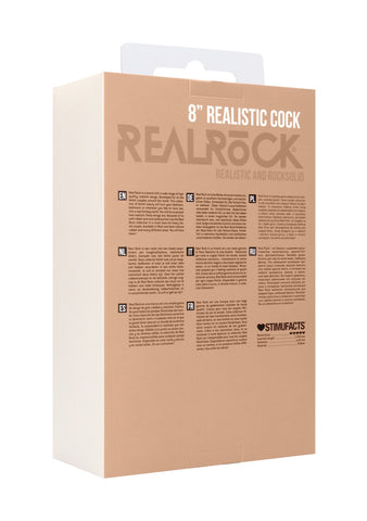 Real Rock Skin - Realistic Cock 8" With Scrotum - Image 3