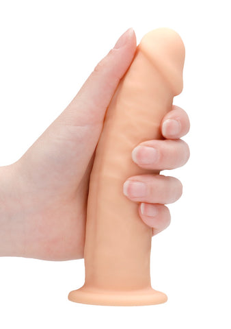 Real Rock Silicone Dildo Without Balls 6" (Flesh) - Image 2